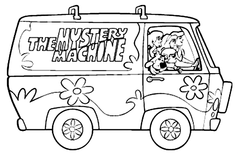 Coloring page: Scooby doo (Cartoons) #31501 - Free Printable Coloring Pages
