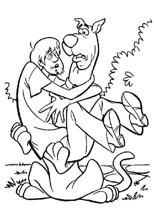 Coloring page: Scooby doo (Cartoons) #31519 - Free Printable Coloring Pages