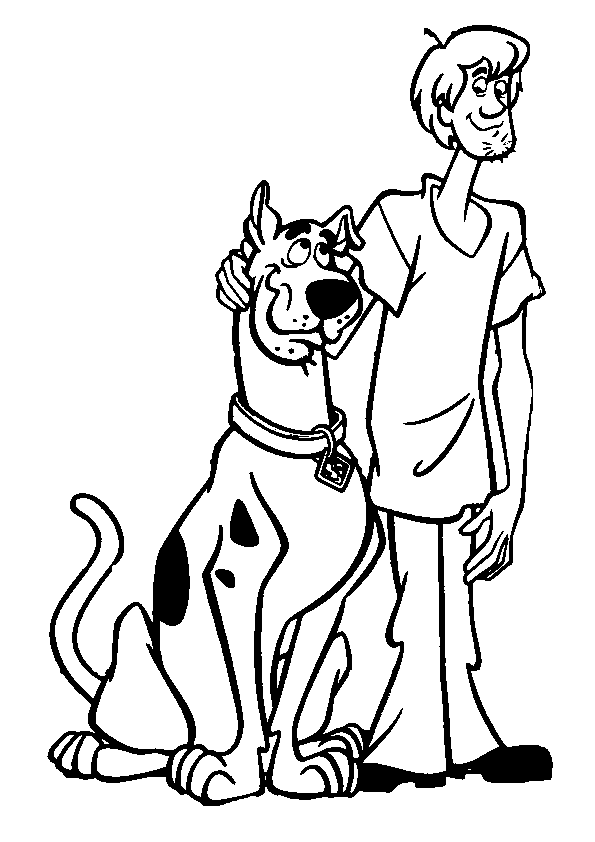 Coloring page: Scooby doo (Cartoons) #31524 - Free Printable Coloring Pages