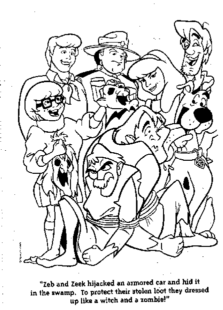 Coloring page: Scooby doo (Cartoons) #31527 - Free Printable Coloring Pages