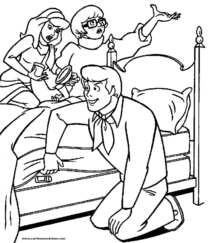 Coloring page: Scooby doo (Cartoons) #31535 - Free Printable Coloring Pages