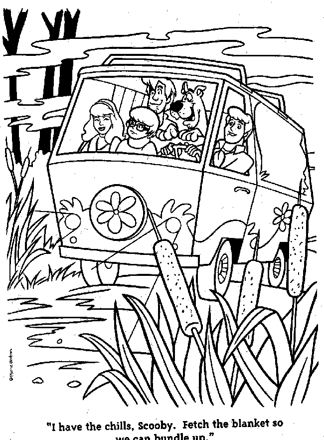 Coloring page: Scooby doo (Cartoons) #31537 - Free Printable Coloring Pages