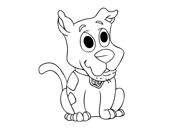 Coloring page: Scooby doo (Cartoons) #31540 - Free Printable Coloring Pages
