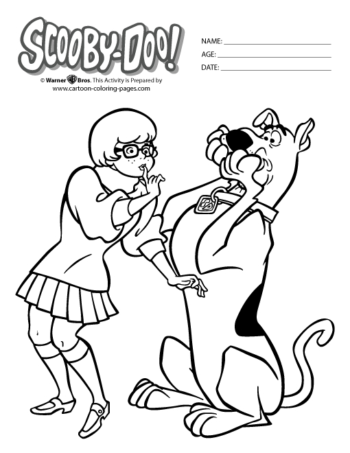 Coloring page: Scooby doo (Cartoons) #31544 - Free Printable Coloring Pages