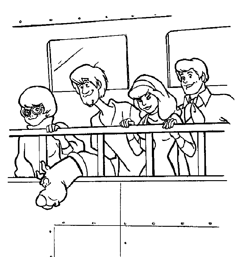 Coloring page: Scooby doo (Cartoons) #31556 - Free Printable Coloring Pages