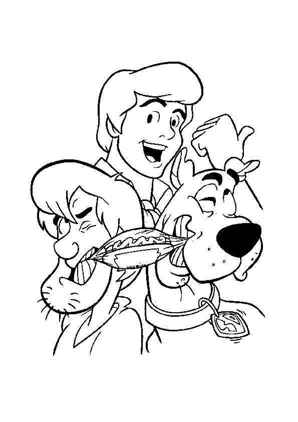 Coloring page: Scooby doo (Cartoons) #31558 - Free Printable Coloring Pages