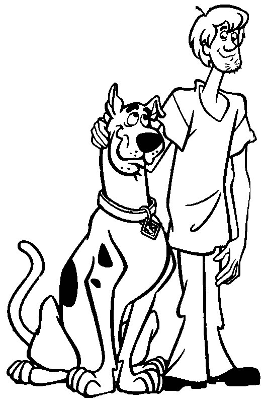 Coloring page: Scooby doo (Cartoons) #31559 - Free Printable Coloring Pages