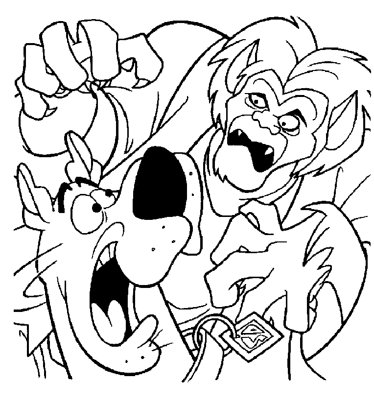 Coloring page: Scooby doo (Cartoons) #31566 - Free Printable Coloring Pages