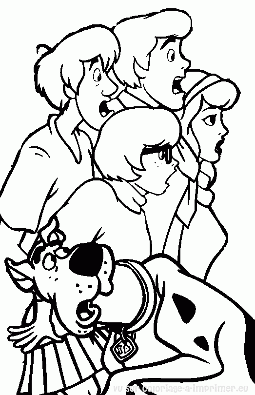 Coloring page: Scooby doo (Cartoons) #31567 - Free Printable Coloring Pages
