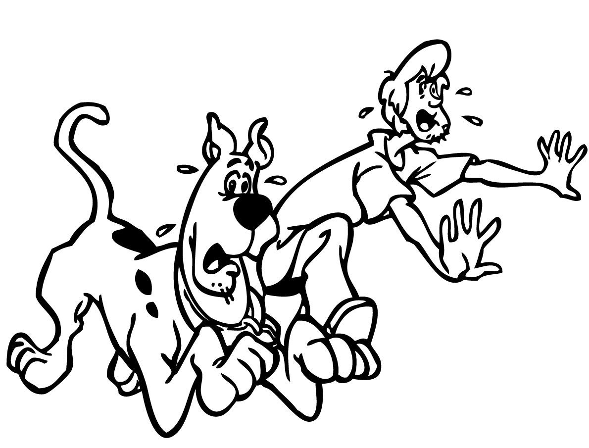 Coloring page: Scooby doo (Cartoons) #31569 - Free Printable Coloring Pages