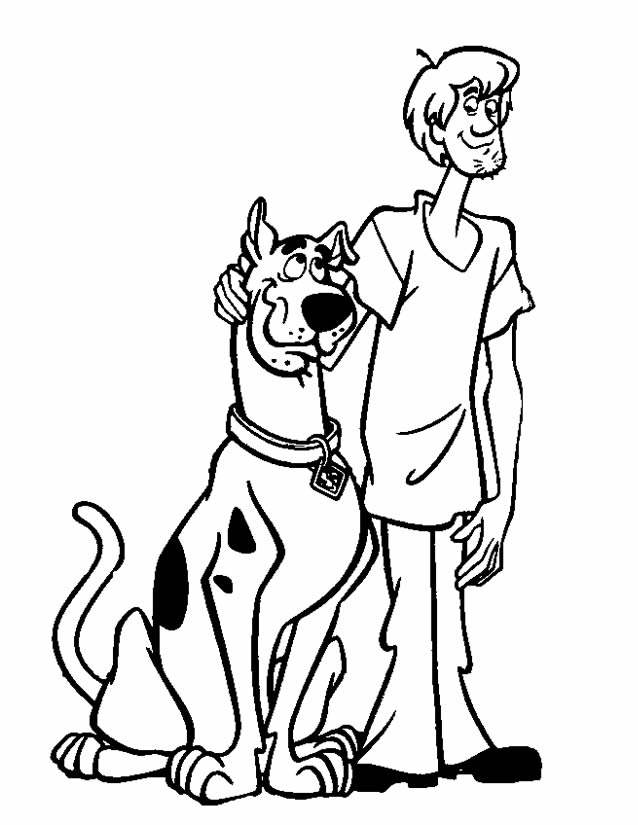 Coloring page: Scooby doo (Cartoons) #31577 - Free Printable Coloring Pages