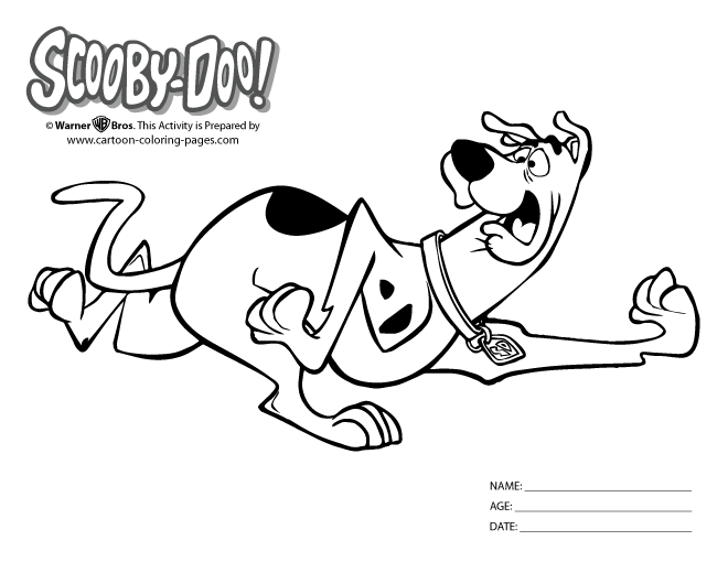 Coloring page: Scooby doo (Cartoons) #31582 - Free Printable Coloring Pages