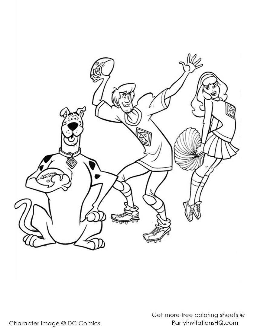 Coloring page: Scooby doo (Cartoons) #31588 - Free Printable Coloring Pages