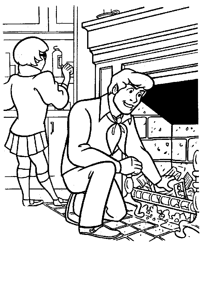 Coloring page: Scooby doo (Cartoons) #31594 - Free Printable Coloring Pages