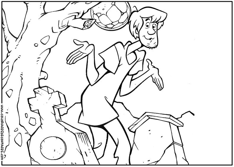 Coloring page: Scooby doo (Cartoons) #31595 - Free Printable Coloring Pages