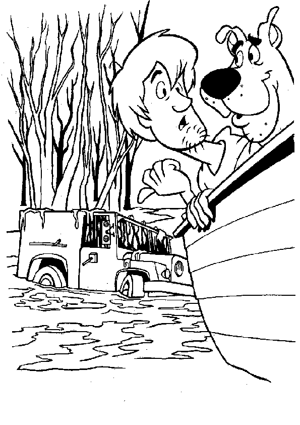 Coloring page: Scooby doo (Cartoons) #31598 - Free Printable Coloring Pages