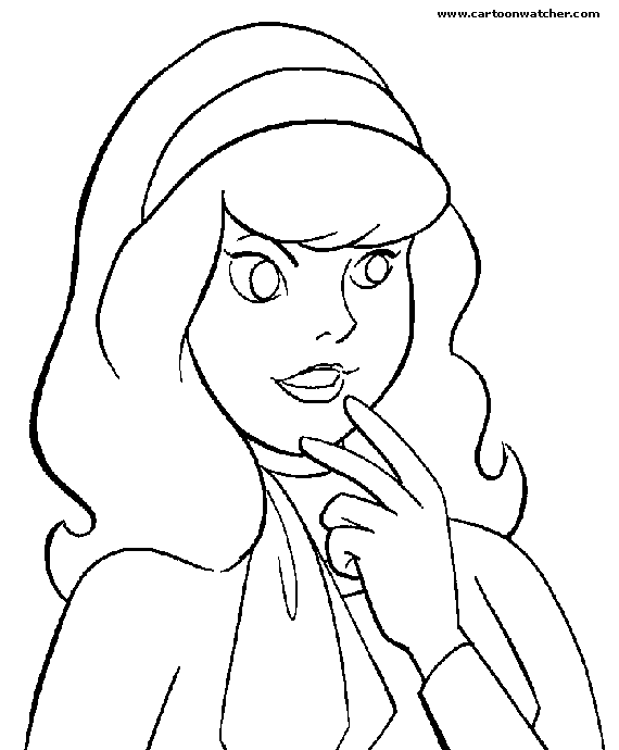 Coloring page: Scooby doo (Cartoons) #31599 - Free Printable Coloring Pages