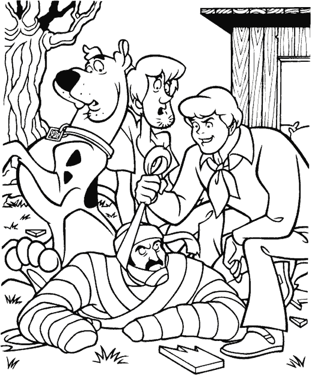 Coloring page: Scooby doo (Cartoons) #31604 - Free Printable Coloring Pages