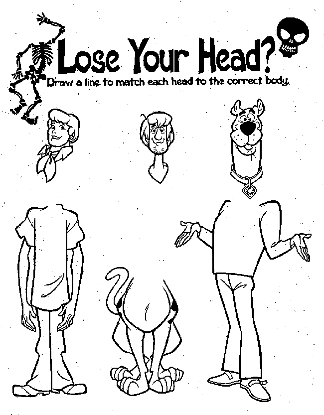 Coloring page: Scooby doo (Cartoons) #31611 - Free Printable Coloring Pages