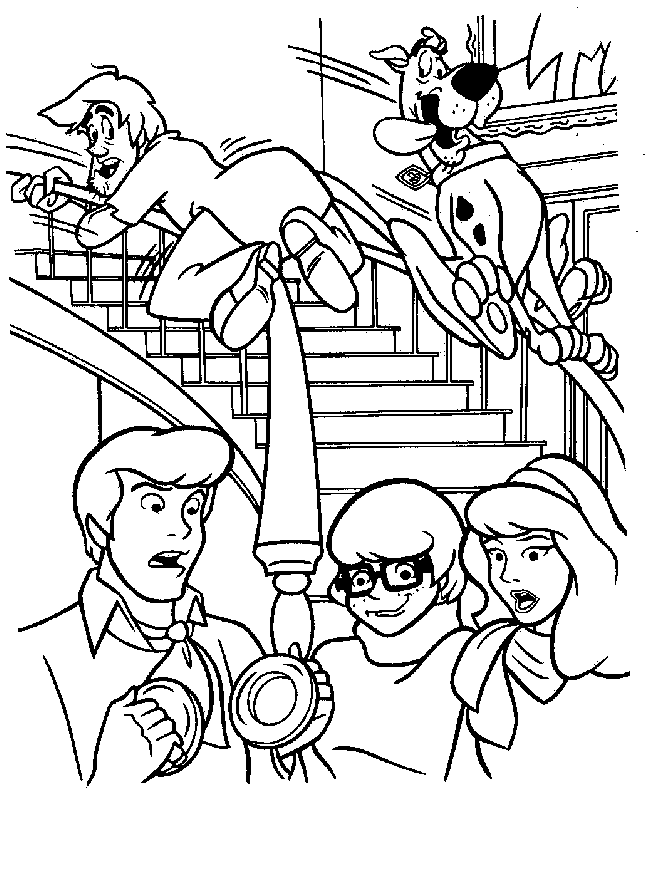 Coloring page: Scooby doo (Cartoons) #31618 - Free Printable Coloring Pages