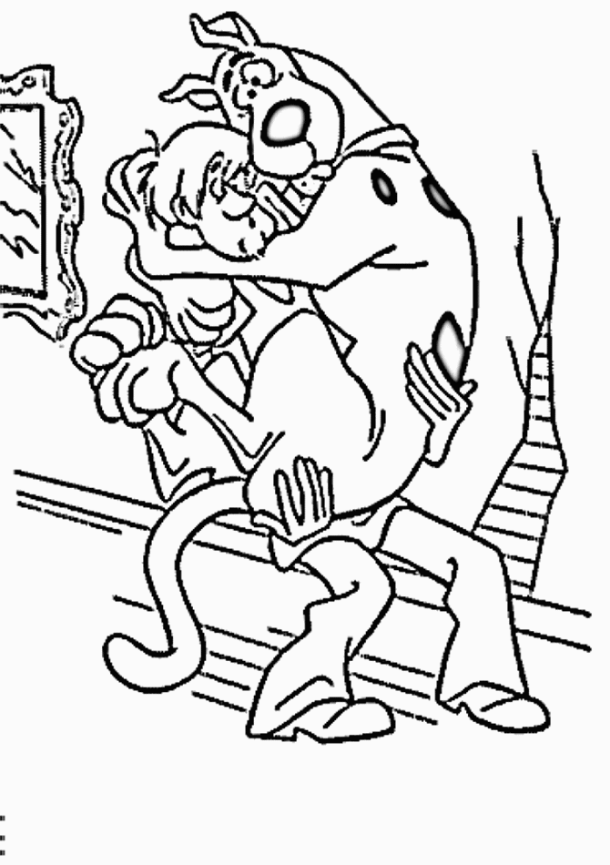 Coloring page: Scooby doo (Cartoons) #31624 - Free Printable Coloring Pages