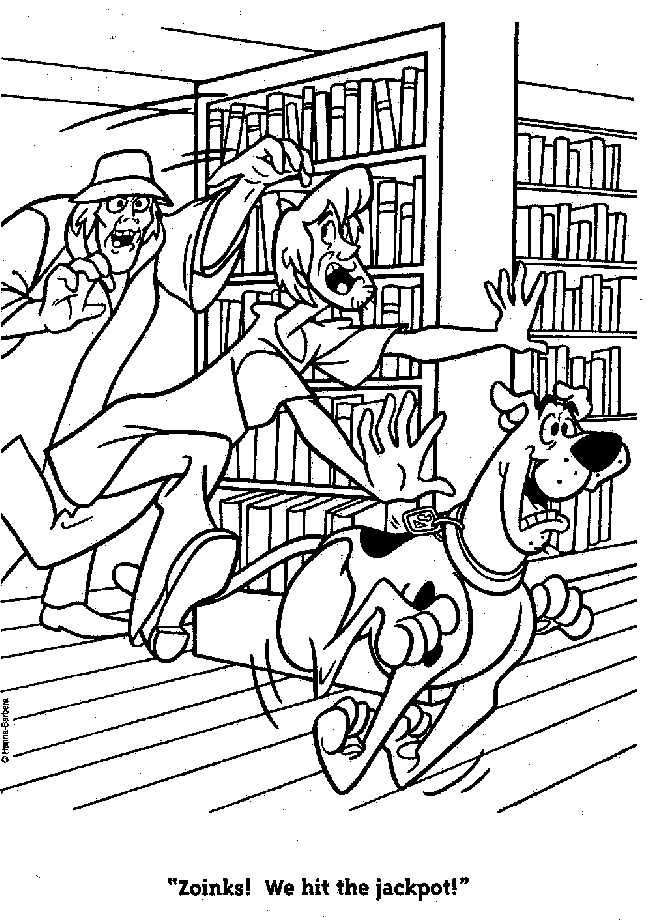 Coloring page: Scooby doo (Cartoons) #31625 - Free Printable Coloring Pages