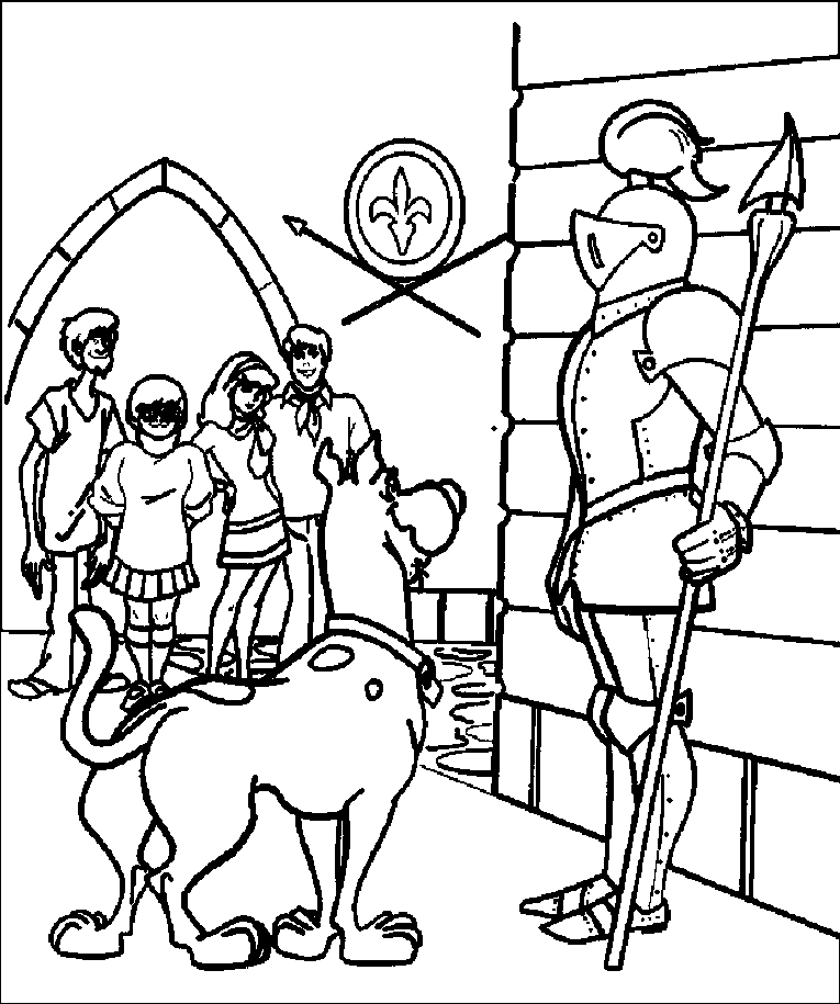 Coloring page: Scooby doo (Cartoons) #31650 - Free Printable Coloring Pages