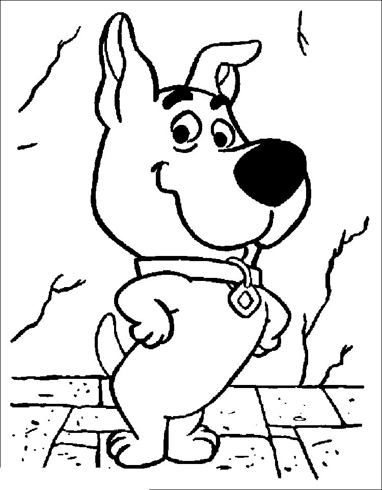 Drawing Scooby doo #31662 (Cartoons) – Printable coloring pages