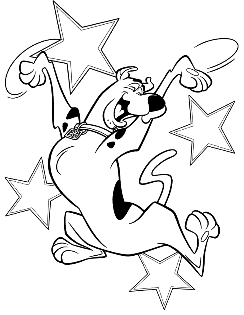 Coloring page: Scooby doo (Cartoons) #31682 - Free Printable Coloring Pages