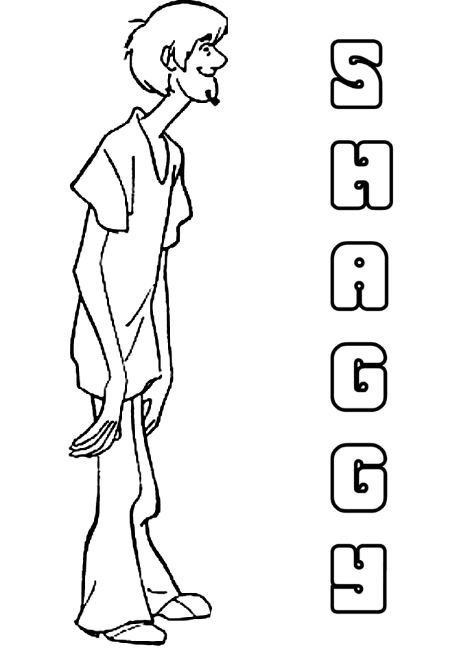 Coloring page: Scooby doo (Cartoons) #31690 - Free Printable Coloring Pages
