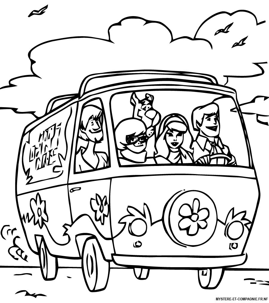 Coloring page: Scooby doo (Cartoons) #31698 - Free Printable Coloring Pages