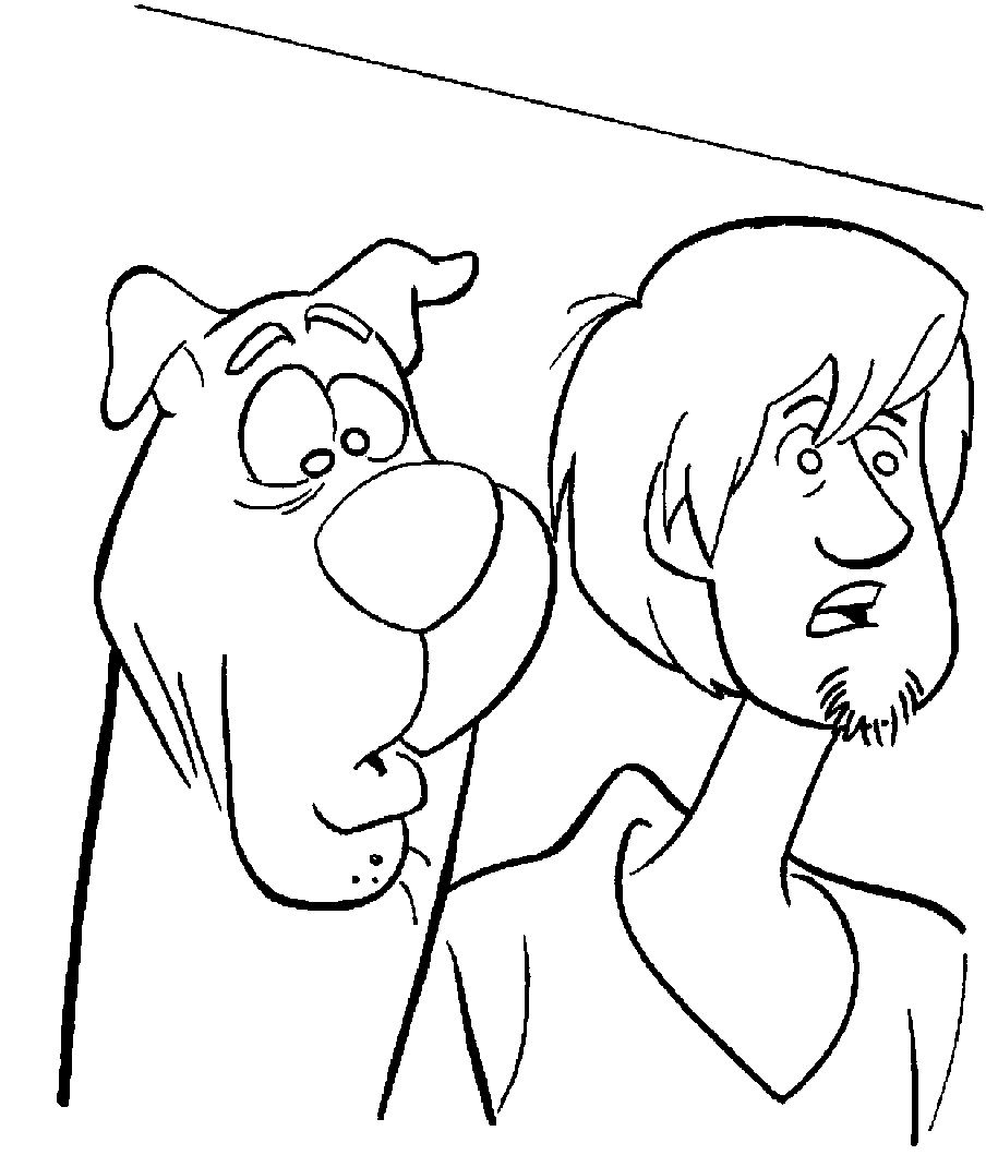 Coloring page: Scooby doo (Cartoons) #31699 - Free Printable Coloring Pages