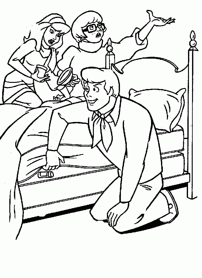 Coloring page: Scooby doo (Cartoons) #31729 - Free Printable Coloring Pages
