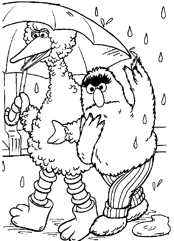 Coloring page: Sesame street (Cartoons) #32070 - Free Printable Coloring Pages