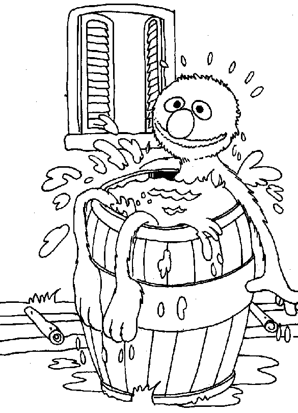 Coloring page: Sesame street (Cartoons) #32072 - Free Printable Coloring Pages