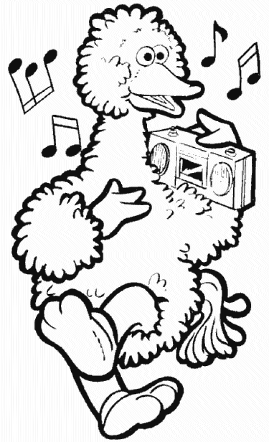 Coloring page: Sesame street (Cartoons) #32073 - Free Printable Coloring Pages