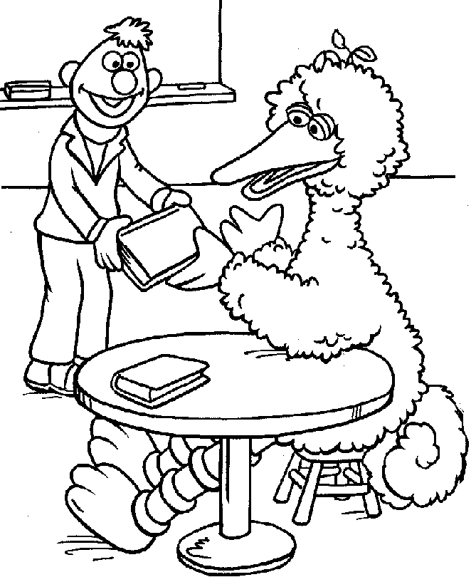 Coloring page: Sesame street (Cartoons) #32075 - Free Printable Coloring Pages