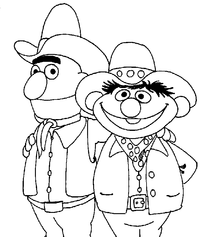 Coloring page: Sesame street (Cartoons) #32077 - Free Printable Coloring Pages