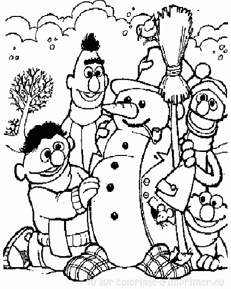 Coloring page: Sesame street (Cartoons) #32087 - Free Printable Coloring Pages