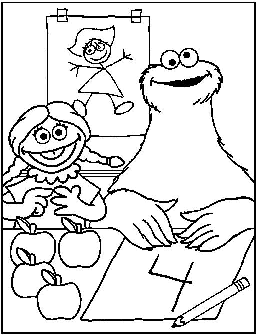 Coloring page: Sesame street (Cartoons) #32092 - Free Printable Coloring Pages