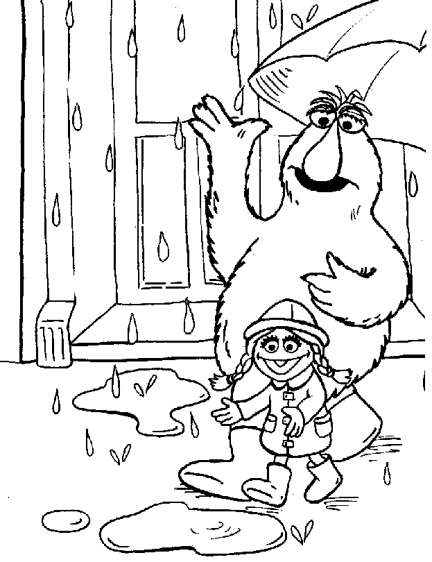 Coloring page: Sesame street (Cartoons) #32093 - Free Printable Coloring Pages