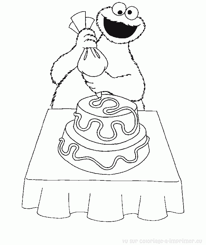 Coloring page: Sesame street (Cartoons) #32094 - Free Printable Coloring Pages