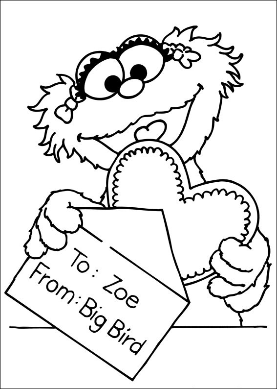 Coloring page: Sesame street (Cartoons) #32097 - Free Printable Coloring Pages