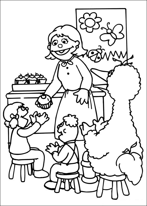 Coloring page: Sesame street (Cartoons) #32114 - Free Printable Coloring Pages