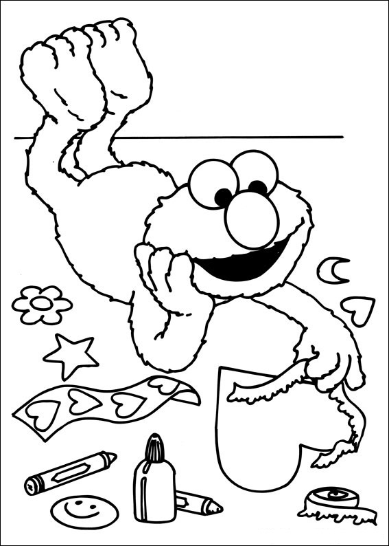 Coloring page: Sesame street (Cartoons) #32115 - Free Printable Coloring Pages