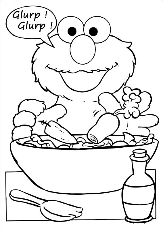 Coloring page: Sesame street (Cartoons) #32116 - Free Printable Coloring Pages