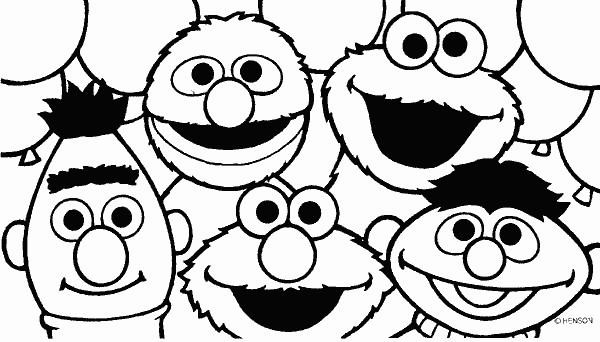 Coloring page: Sesame street (Cartoons) #32121 - Free Printable Coloring Pages