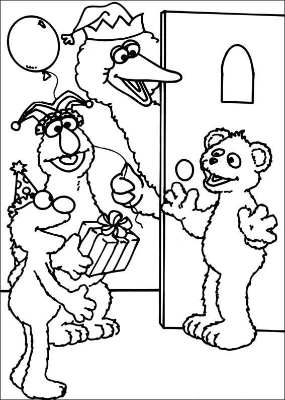 Coloring page: Sesame street (Cartoons) #32124 - Free Printable Coloring Pages