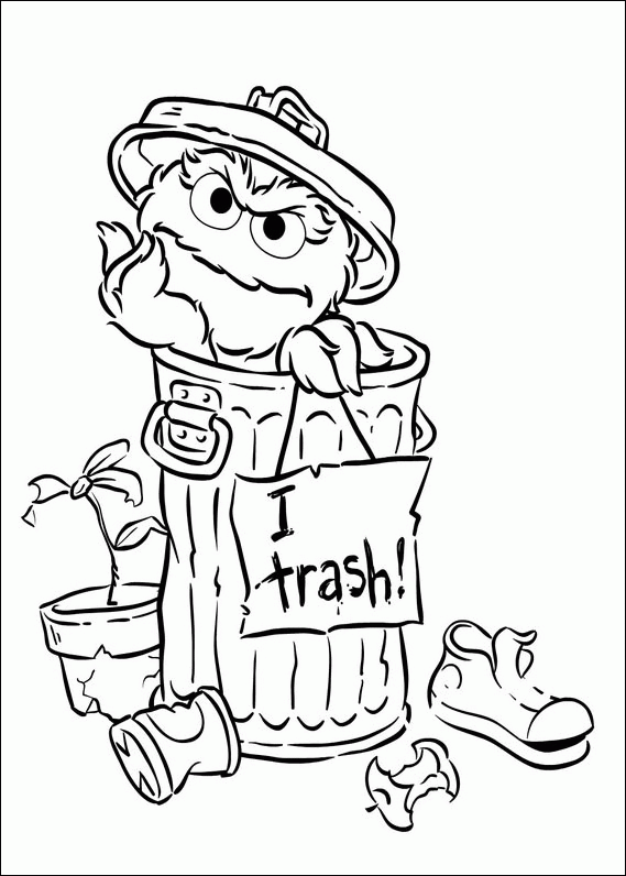 Coloring page: Sesame street (Cartoons) #32145 - Free Printable Coloring Pages