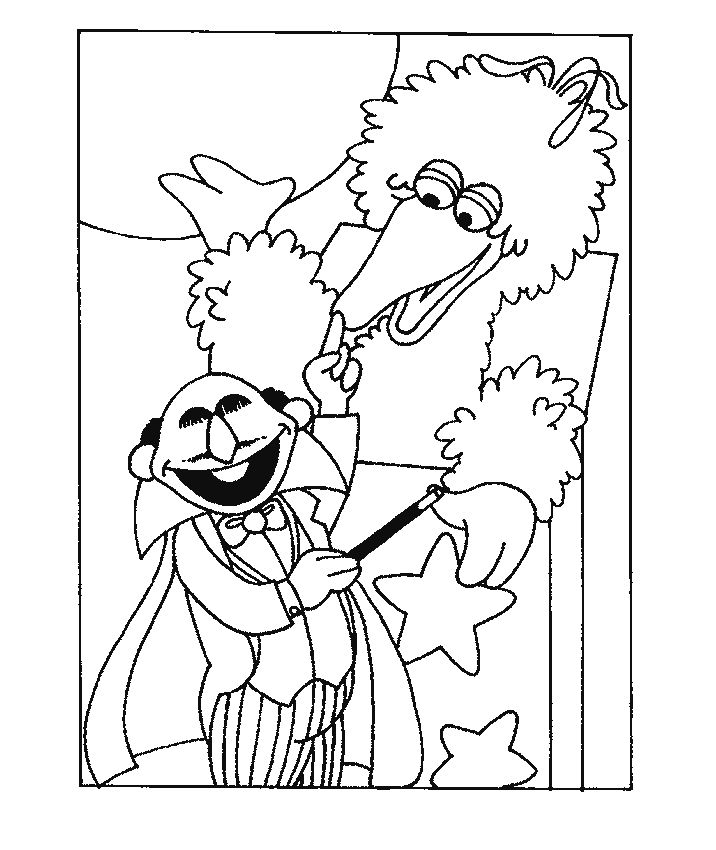 Coloring page: Sesame street (Cartoons) #32153 - Free Printable Coloring Pages